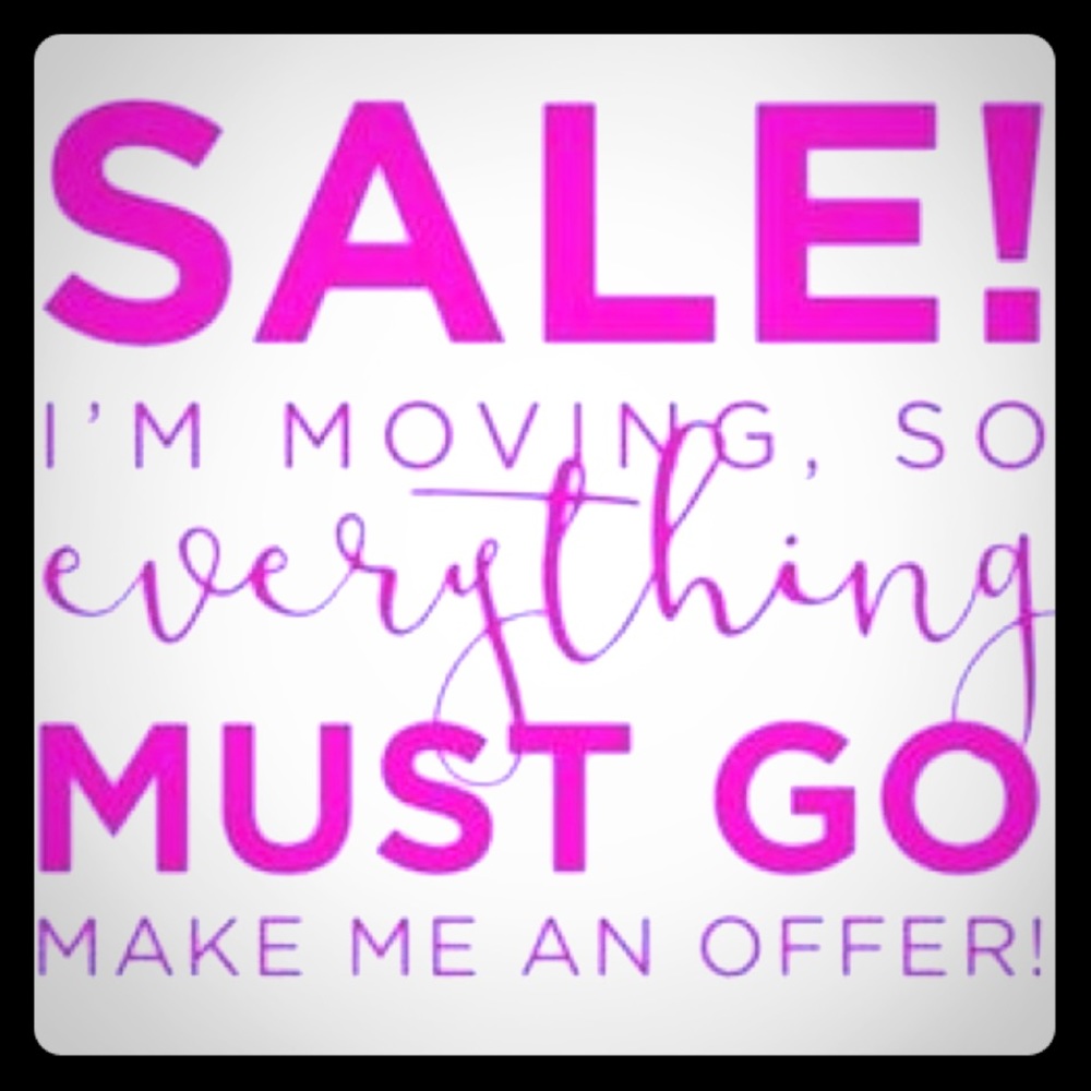 Moving! Closet clean out! Make some offers!